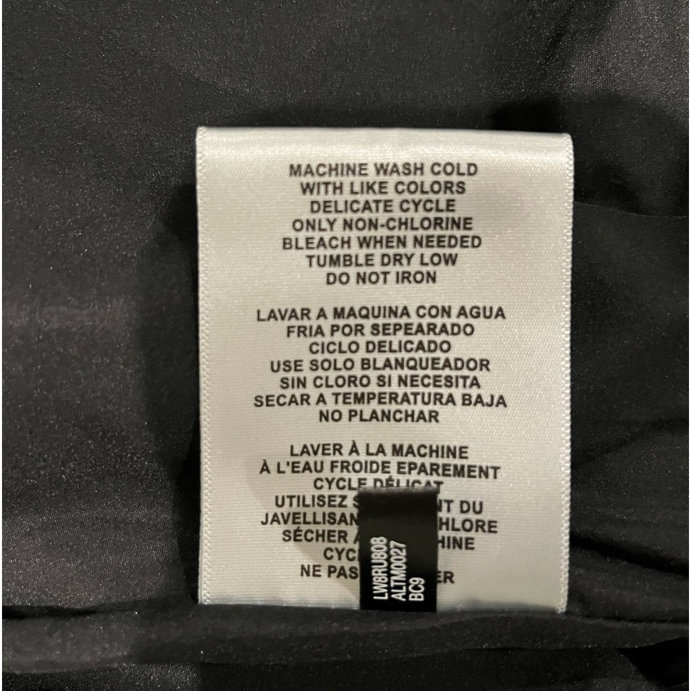Levi’s black croc faux leather moto jacket - Picture 11 of 15